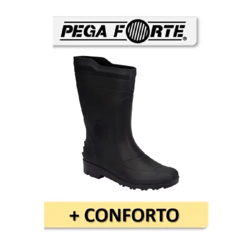 Bota - Galocha - Marca Pega Forte - Chuva - Masculina - Motoboy - Motoca