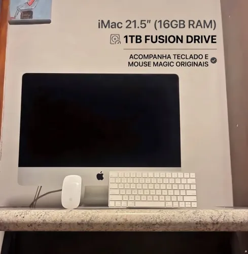 Apple iMac (2017) 21.5? - I5 16gb 1TB C/ MOUSE TECLADO MAGIC ORIGINAIS