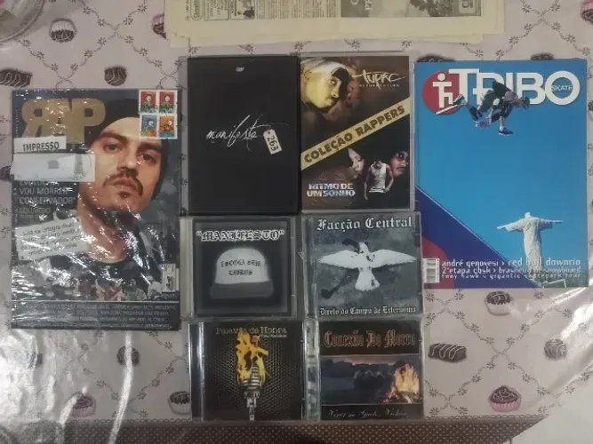 Lote Cd + Dvd+ revistas Rap Nacional