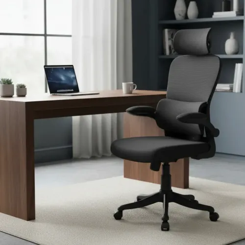 Cadeira Escritório Ergonômica Luvinco Com Suporte Lombar