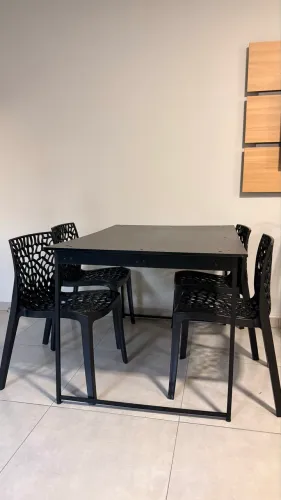 Set Mesa Jantar 120x90 + 4 cadeiras gruvyer