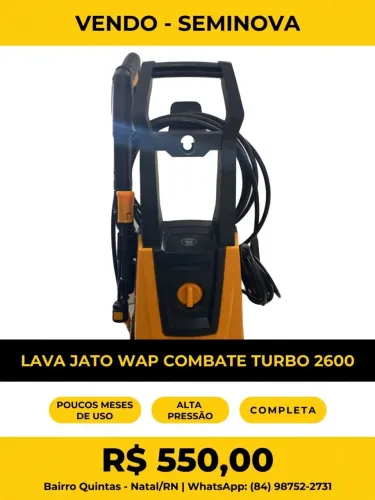 VENDO LAVA JATO WAP COMBATE TURBO 2600