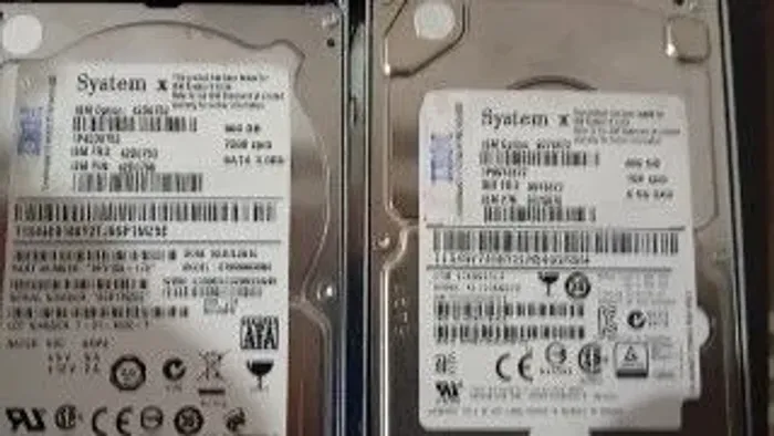 2 Peças de cada, 500gb e 600gb