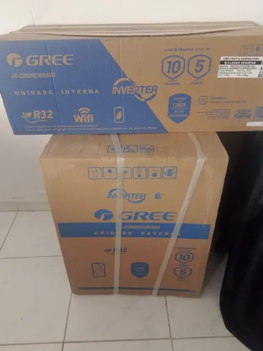 Vendo ar condicionado 9milbtus novo marca Green na Caixa