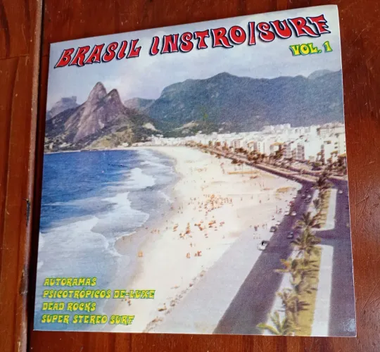 Vinil Brasil Instro/ Surf Vol. 1 compacto 7 polegadas coletânea c/ Autoramas e + 3 bandas