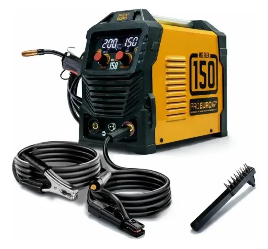 Maquina de solda" MIG sem gás"" MMA" e " Tig" acompanha máscara de solda automatic e uvas