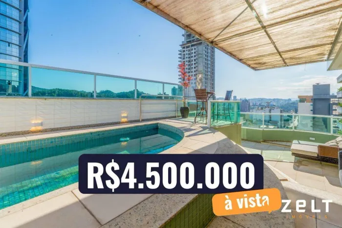 Cobertura com 4 dormitórios à venda, 301 m² por R$ 5.500.000,00 - Ponta Aguda - Blumenau/S