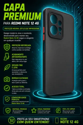 Capa XDAG para Redemi Note 12 4G