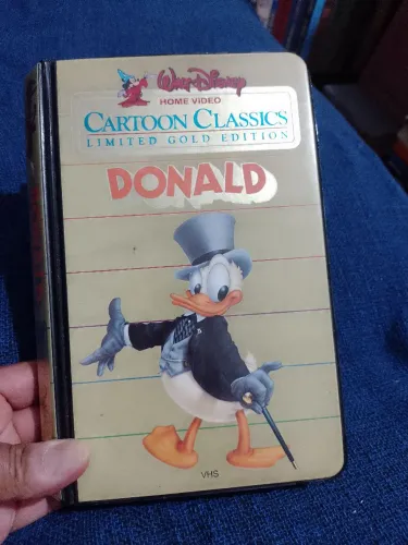 Fita VHs - Pato Donald - (Cartoon Classsics) - Ediçao Limitada