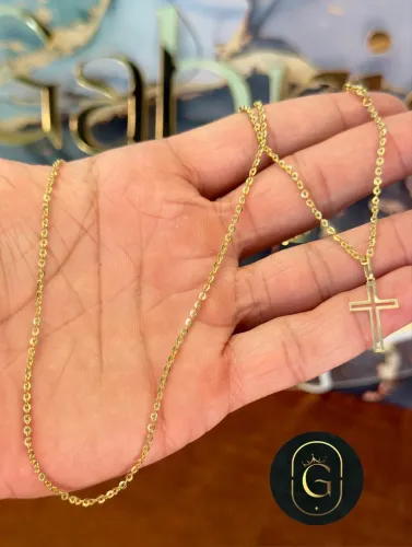 Cordão de ouro Cartier com pingente 3.2g ( LOJA FÍSICA )