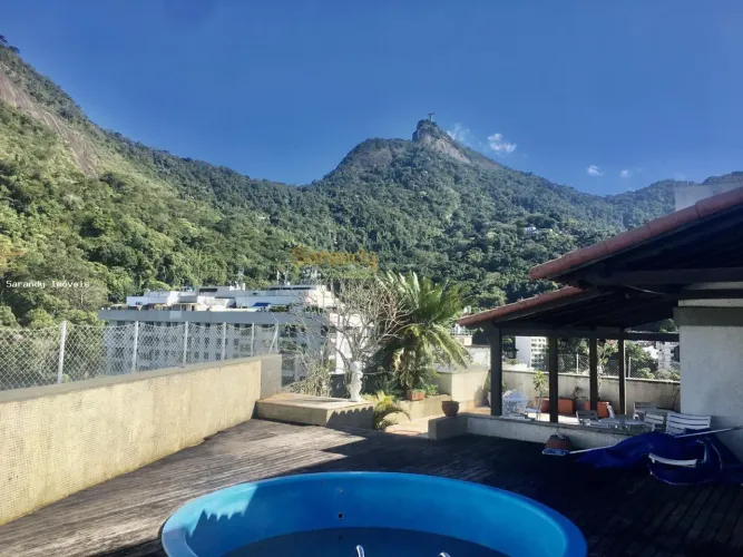 Cobertura para Locação em Rio de Janeiro, Cosme Velho, 4 dormitórios, 2 suítes, 5 banheiro