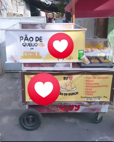 VENDO BARRACA DE PÃO DE QUEIJO 