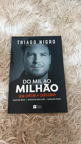 Livro " Do mil ao milhão" - Tiago Nigro - Novo, sem marcas de uso