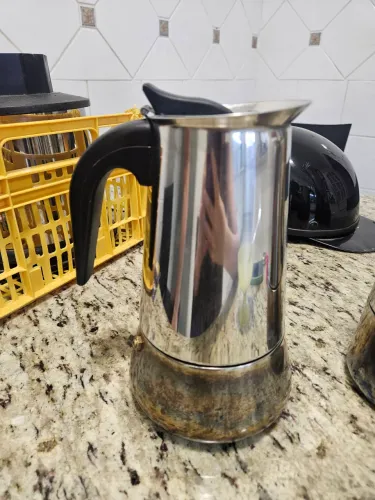 Cafeteira italiana inox 400mL