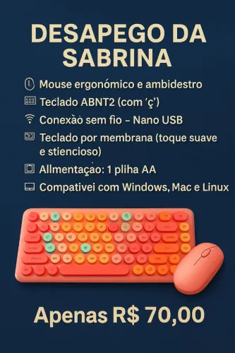 Teclado e mouse