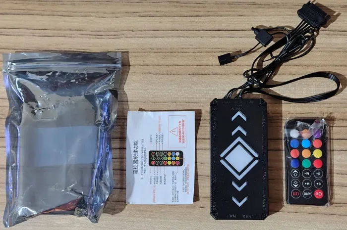 Controladora Com Controle Remoto Argb