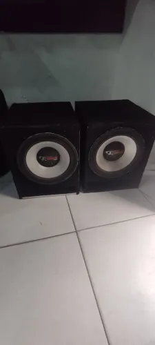 Par de sub passivo de 15 polegadas de 500w RMS
