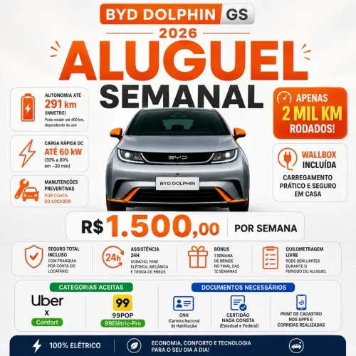 BYD Dolphin EV (Elétrico) 2026