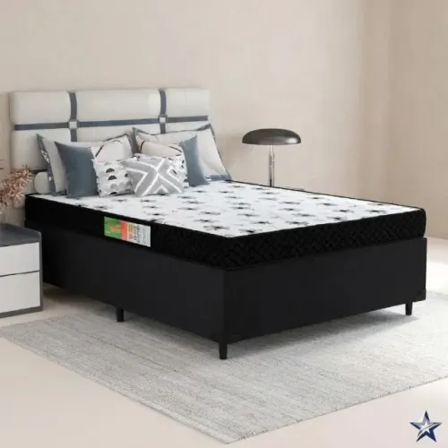 Conjunto Base com Colchão de Casal Espuma D20