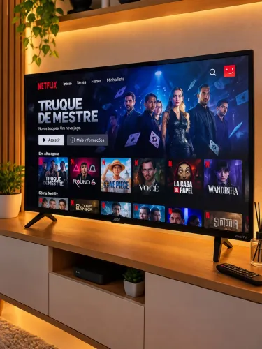 Smart TV AOK Roku 32? Excelente estado, funcionando perfeitamente