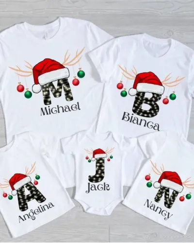 Camisa natal - Família reunida