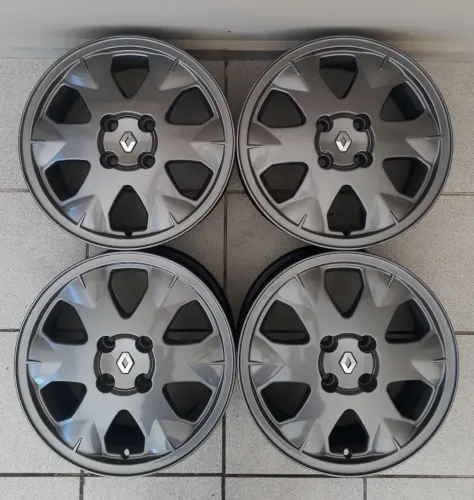 Jogo de rodas aro 15 Renault original