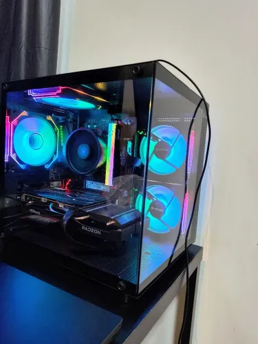 PC Gamer Ryzen 5 5500 RX 6600 SSD m.2 NVMe 4.0 1 TB  32 GB RAM