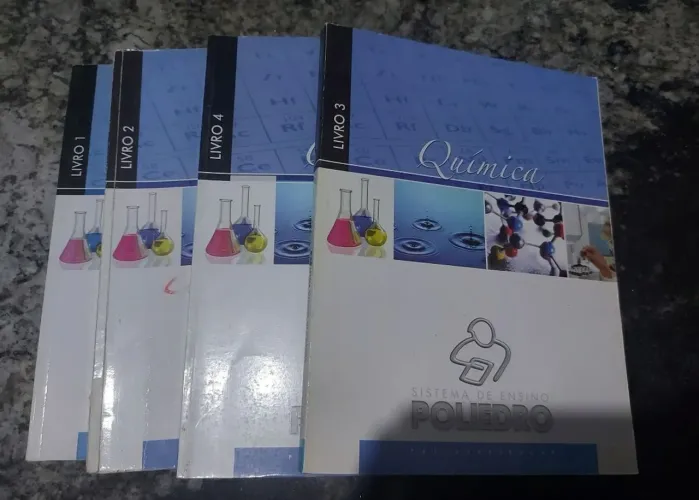 Kit 7 apostilas pré vestibular de Química