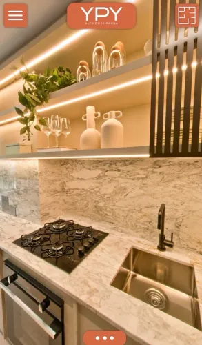 Móveis de Cozinha - Apartamento Decorado marca Projetto One