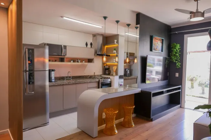 Apartamento à venda, 1 quarto, 1 vaga, Condomínio Rossi Atlantida - Xangri-Lá/RS