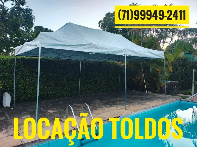 Locação toldo entrega imediata salvador e região sem demora