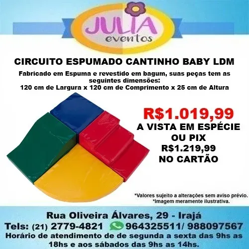Cantinho Baby Espumado Infantil Ldm 