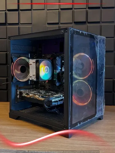 PC Gamer R5 3600X, 16GB, SSD 480GB, RX 580 8GB, Gabinete Mancer, Fonte 450W