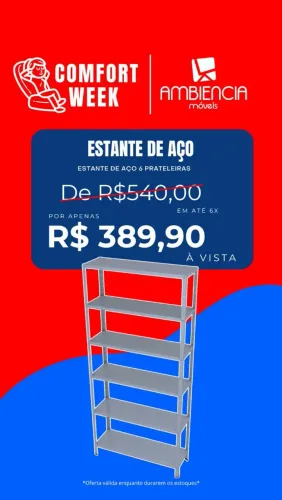 Estante de aço 