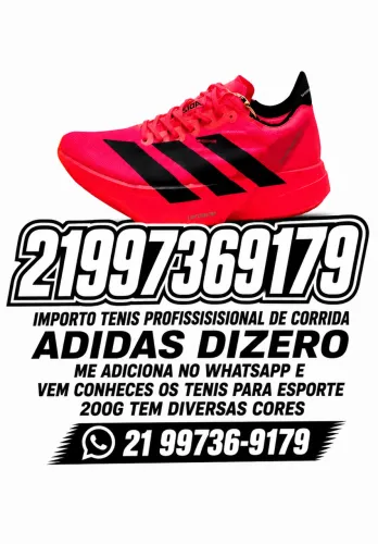 ?iMPORTO TÊNIS ADIDAS ADIZERO me chama no whatsapp?
