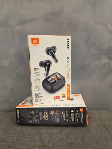 Fone JBL Live Beam 3 Preto LACRADO com NF