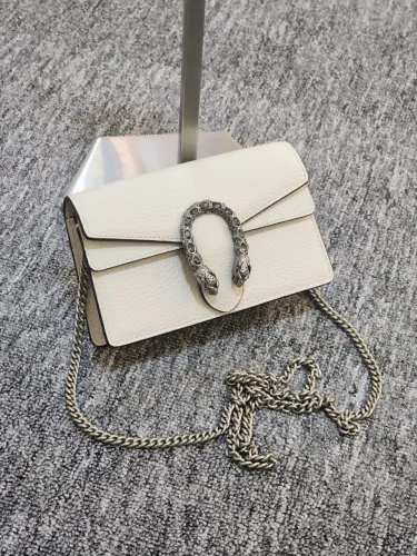 Bolsa clutch Dionysus branca mini