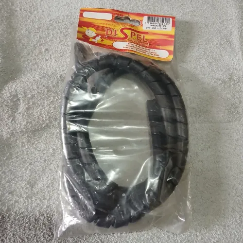 Espiral organizador psra cabos preto