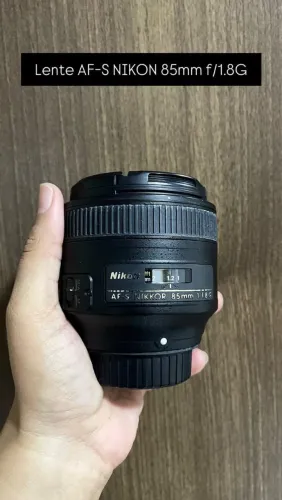 OPORTUNIDADE: Lente Nikon AF-S 85.mm f1.8G