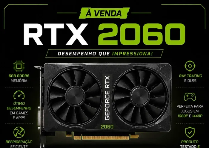 Placa de vídeo RTX2060