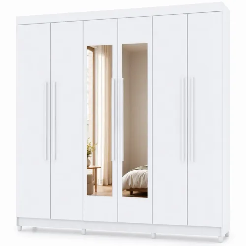 Guarda-roupa 6 portas