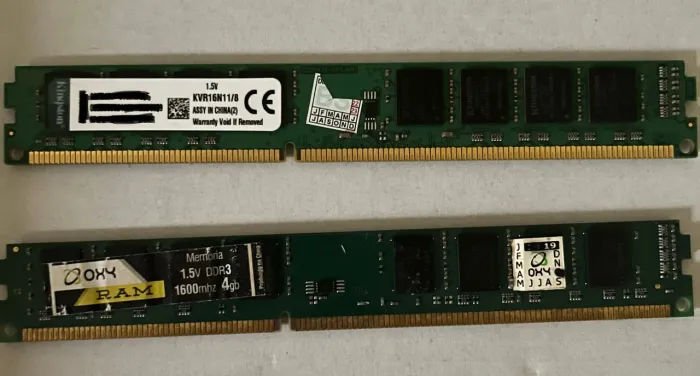 12GB Memória RAM DDR3 1600MHz
