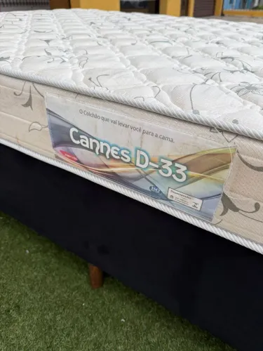 Cama box VIÚVO HERVAL SEMINOVA - ENTREGO 