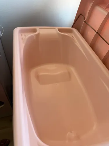 Banheira com trocador 