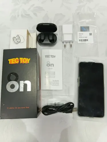 Smartphone TecToy On 128GB / 4GB RAM - Completo na Caixa + Fone Bluetooth
