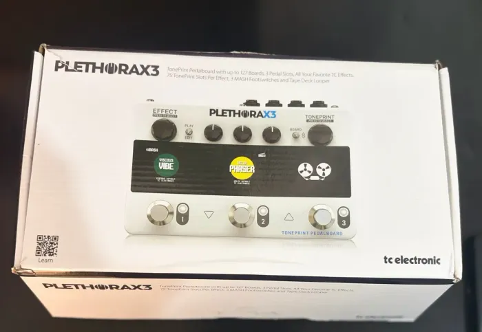 Pedal TC Electronic Plethora X3 - Completo na Caixa