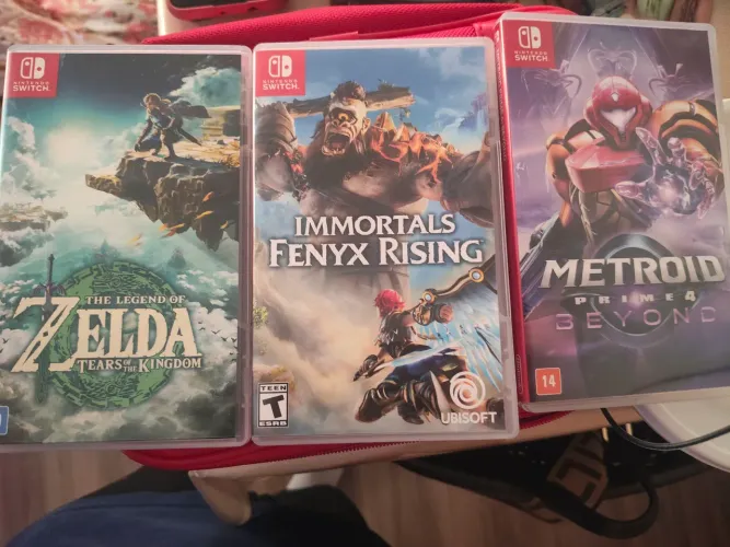 Lote combo jogos Nintendo switch