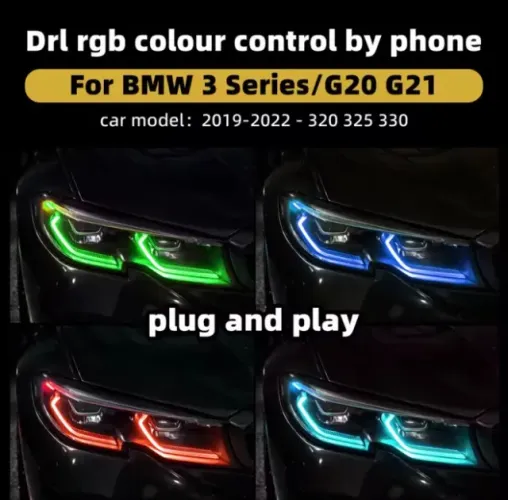Angel Drl Rgb G20 Lci G28 320i 330e (2023 Até 2026)