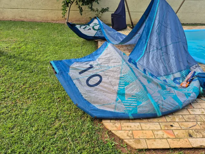 Kitesurf Airush 10 lithiun 2019 com barra