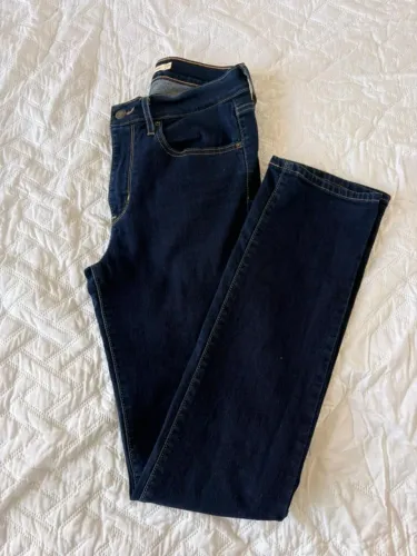 Calça Jeans Levi's 724 High Rise Straight Lavagem Clássica